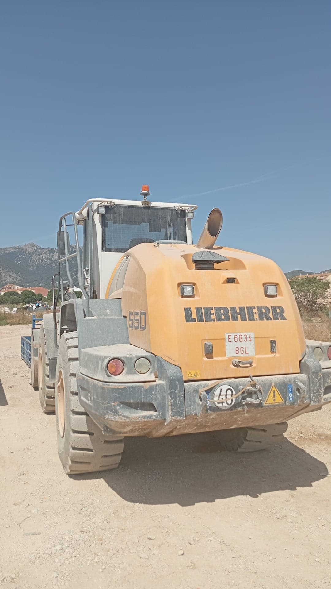 Pala Cargadora Liebherr 550